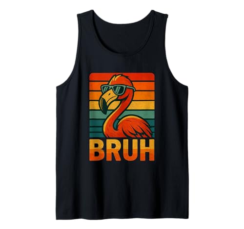 Lustiges Flamingo Bruh Shirt Retro Flamingo Grafik Herren Damen Tank Top Lustiges Flamingo Bruh Shirt Retro Flamingo Grafik Herren Damen Tank Top von Retro Flamingo Bruh in Sunglasses Flamingo Lovers