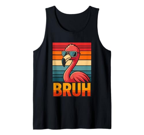 Lustiges Flamingo Bruh Shirt Retro Flamingo Grafik Herren Damen Tank Top Lustiges Flamingo Bruh Shirt Retro Flamingo Grafik Herren Damen Tank Top von Retro Flamingo Bruh in Sunglasses Flamingo Lovers