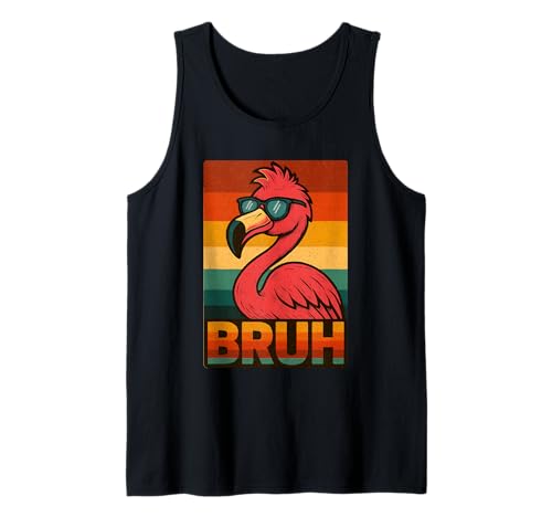 Lustiges Flamingo Bruh Shirt Retro Flamingo Grafik Herren Damen Tank Top Lustiges Flamingo Bruh Shirt Retro Flamingo Grafik Herren Damen Tank Top von Retro Flamingo Bruh in Sunglasses Flamingo Lovers