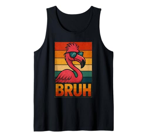 Lustiges Flamingo Bruh Shirt Retro Flamingo Grafik Herren Damen Tank Top Lustiges Flamingo Bruh Shirt Retro Flamingo Grafik Herren Damen Tank Top von Retro Flamingo Bruh in Sunglasses Flamingo Lovers