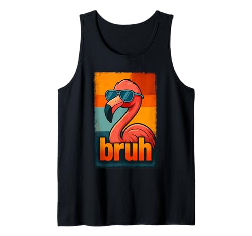 Lustiges Flamingo Bruh Shirt Retro Flamingo Grafik Herren Damen Tank Top Lustiges Flamingo Bruh Shirt Retro Flamingo Grafik Herren Damen Tank Top von Retro Flamingo Bruh in Sunglasses Flamingo Lovers
