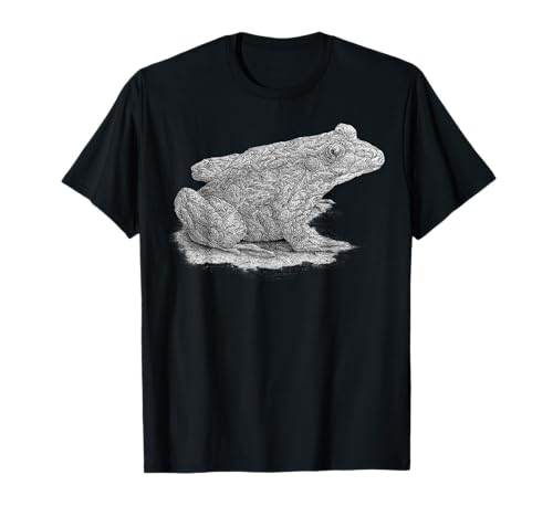 Frosch-Silhouette-Grafik für Männer und Frauen, Froschliebhaber T-Shirt Frosch-Silhouette-Grafik für Männer und Frauen, Froschliebhaber T-Shirt von Retro Frog Tee