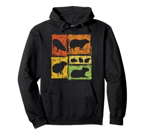 Vintage Capybara Grafik im Retro-Stil für Männer Frauen Kinder Pullover Hoodie Vintage Capybara Grafik im Retro-Stil für Männer Frauen Kinder Pullover Hoodie von Retro Funny Capybara Designs For Men Women Kids