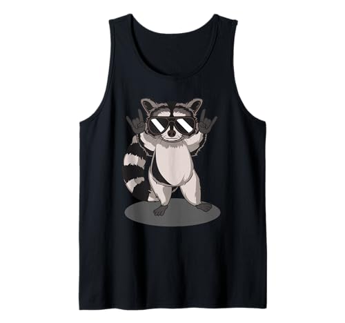 Retro Raccoon Music Gift Man Kids Women Funny Raccoon Tank Top Retro Raccoon Music Gift Man Kids Women Funny Raccoon Tank Top von Retro Funny Raccoon T-Shirt