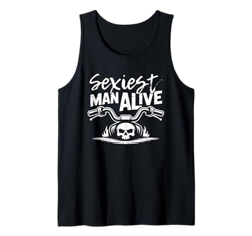 Herren Sexiest Man Alive — Funny Ironic Nominiert Beautiful Men Tank Top von Retro Funny Sayings Apparel Gifts