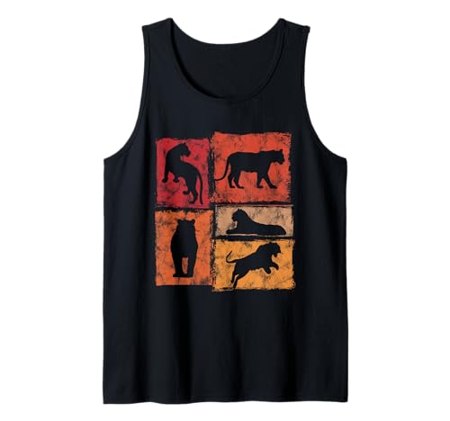Retro Tigers Grafik 70er 80er Jahre Stil Männer Frauen Kinder Vintage Tank Top Retro Tigers Grafik 70er 80er Jahre Stil Männer Frauen Kinder Vintage Tank Top von Retro Funny Tiger Designs For Men Women Kids