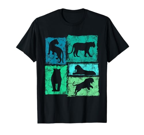 Vintage-Tiger-Grafik im Retro-Stil für Herren, Damen und Kinder T-Shirt Vintage-Tiger-Grafik im Retro-Stil für Herren, Damen und Kinder T-Shirt von Retro Funny Tiger Designs For Men Women Kids