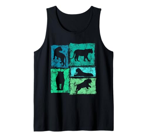 Vintage-Tiger-Grafik im Retro-Stil für Herren, Damen und Kinder Tank Top Vintage-Tiger-Grafik im Retro-Stil für Herren, Damen und Kinder Tank Top von Retro Funny Tiger Designs For Men Women Kids