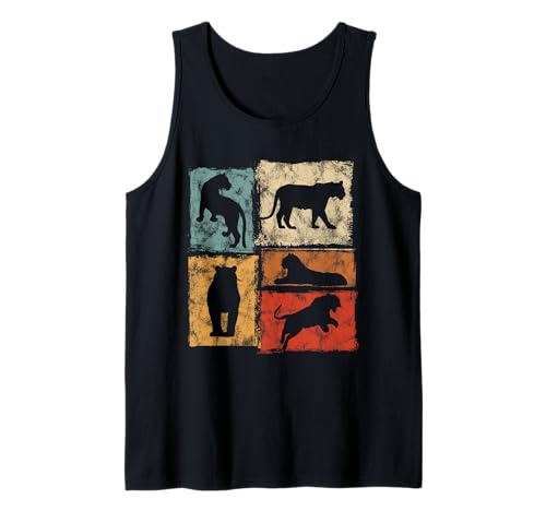 Vintage Tigers 70er 80er Jahre Stil Grafik Herren Damen Kinder Retro Tank Top Vintage Tigers 70er 80er Jahre Stil Grafik Herren Damen Kinder Retro Tank Top von Retro Funny Tiger Designs For Men Women Kids