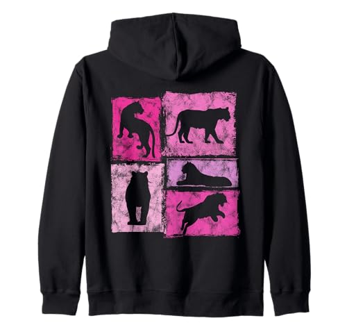Retro Tigers 70er 80er Jahre Stil Grafik für Frauen und Mädchen Kapuzenjacke Retro Tigers 70er 80er Jahre Stil Grafik für Frauen und Mädchen Kapuzenjacke von Retro Funny Tiger Designs For Women And Girls