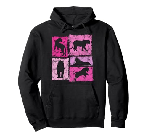 Retro Tigers 70er 80er Jahre Stil Grafik für Frauen und Mädchen Pullover Hoodie Retro Tigers 70er 80er Jahre Stil Grafik für Frauen und Mädchen Pullover Hoodie von Retro Funny Tiger Designs For Women And Girls
