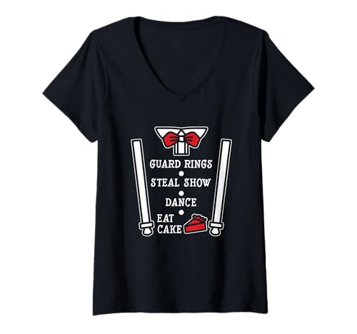 Damen Lustiger Ringträger Hochzeit Checkliste Kinder Hochzeit Party T-Shirt mit V-Ausschnitt Damen Lustiger Ringträger Hochzeit Checkliste Kinder Hochzeit Party T-Shirt mit V-Ausschnitt von Retro Funny Wedding Ring Toddler Wedding Humor