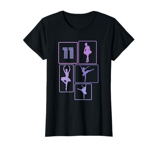 11. Geburtstag Ballet 11 Jahre Mädchen Retro Tänzerin T-Shirt von Retro Geburtstag Ballet Geschenk Mädchen Frauen