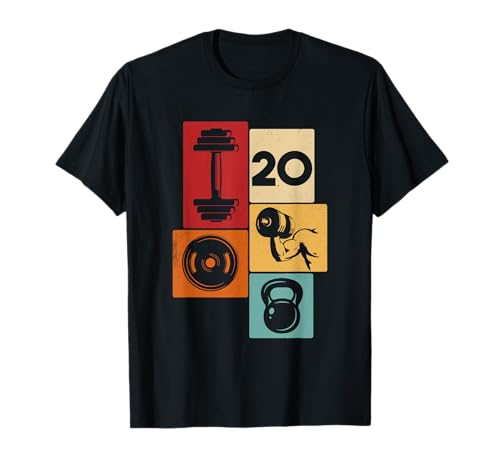 20. Geburtstag Body Building 20 Jahre Männer Retro Gymrat T-Shirt 20. Geburtstag Body Building 20 Jahre Männer Retro Gymrat T-Shirt von Retro Geburtstag Body Building Männer Geschenk