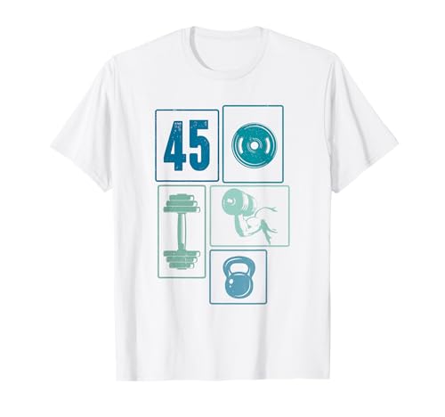 45. Geburtstag Body Building 45 Jahre Männer Retro Gymrat T-Shirt 45. Geburtstag Body Building 45 Jahre Männer Retro Gymrat T-Shirt von Retro Geburtstag Body Building Männer Geschenk