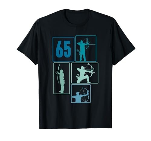 65. Geburtstag Bogenschießen 65 Jahre Männer Retro T-Shirt 65. Geburtstag Bogenschießen 65 Jahre Männer Retro T-Shirt von Retro Geburtstag Bogenschießen Jungs Mann Geschenk
