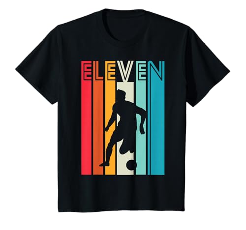 11. Geburtstag Fußball Fan Fussballer 11 Jahre Junge Kinder T-Shirt von Retro Geburtstag Fußballer Fußballfan Junge Kinder