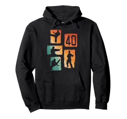 40. Geburtstag Karate 40 Jahre Männer Karate Kämpfer Pullover Hoodie 40. Geburtstag Karate 40 Jahre Männer Karate Kämpfer Pullover Hoodie von Retro Geburtstag Karate Jungs Männer Geschenk