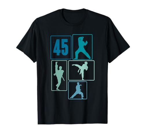 45. Geburtstag Karate 45 Jahre Männer Karate Kämpfer T-Shirt 45. Geburtstag Karate 45 Jahre Männer Karate Kämpfer T-Shirt von Retro Geburtstag Karate Jungs Männer Geschenk