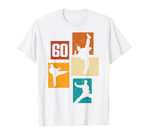 60. Geburtstag Karate 60 Jahre Männer Karate Kämpfer T-Shirt 60. Geburtstag Karate 60 Jahre Männer Karate Kämpfer T-Shirt von Retro Geburtstag Karate Jungs Männer Geschenk