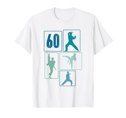 60. Geburtstag Karate 60 Jahre Männer Karate Kämpfer T-Shirt 60. Geburtstag Karate 60 Jahre Männer Karate Kämpfer T-Shirt von Retro Geburtstag Karate Jungs Männer Geschenk