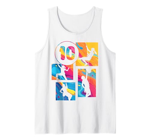 10. Geburtstag Klettern 10 Jahre Retro Kletterin Mädchen Tank Top 10. Geburtstag Klettern 10 Jahre Retro Kletterin Mädchen Tank Top von Retro Geburtstag Klettern Mädchen Frauen Geschenk