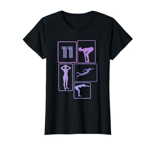 11. Geburtstag Schwimmen 11 Jahre Mädchen Retro Schwimmerin T-Shirt von Retro Geburtstag Schwimmen Mädchen Frauen Geschenk