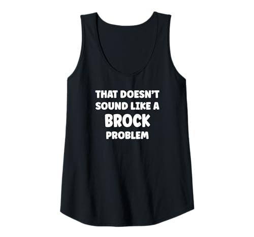 Damen Brock Personalized Custom Boys Brock Name Tank Top Damen Brock Personalized Custom Boys Brock Name Tank Top von Retro Gift For Men Gift For BROCK