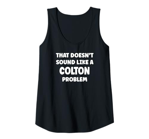 Damen Colton Personalized Custom Boys Colton Name Tank Top Damen Colton Personalized Custom Boys Colton Name Tank Top von Retro Gift For Men Gift For COLTON