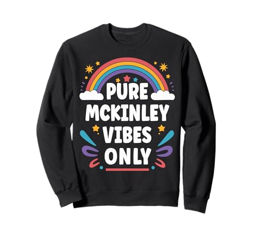 MCKINLEY Vibes Nur süße Retro-Mädchen MCKINLEY Name Sweatshirt von Retro Gift For Women Gift For MCKINLEY