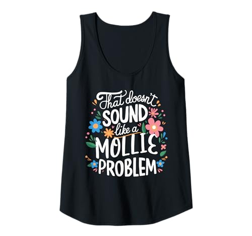 Damen Mollie Personalized Cute Girls Mollie Name Tank Top Damen Mollie Personalized Cute Girls Mollie Name Tank Top von Retro Gift For Women Gift For MOLLIE