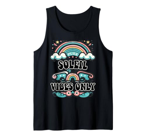 Soleil Vibes Only Cute Retro Girls Soleil Name Tank Top von Retro Gift For Women Gift For SOLEIL