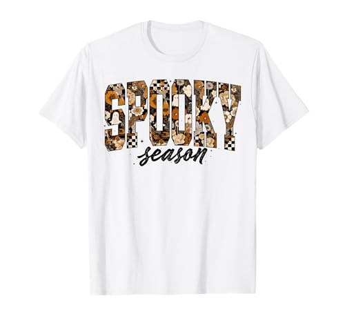 Gruselige Jahreszeit Floral Ghost Halloween Herbst Vibes Spooky Mama T-Shirt Gruselige Jahreszeit Floral Ghost Halloween Herbst Vibes Spooky Mama T-Shirt von Retro Halloween Spooky Season Tee