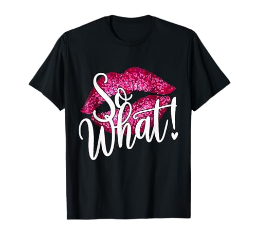 Lustiges Retro-Party mit Aufschrift „I So What“ in rosa Farben für Herren, Damen und Kinder T-Shirt Lustiges Retro-Party mit Aufschrift „I So What“ in rosa Farben für Herren, Damen und Kinder T-Shirt von Retro I So What Funny Shirt For Family Meme