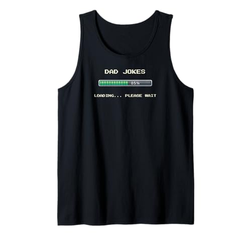 Herren Lustiger Vater Witze Laden Computer Geek Geschenk für Männer Vater Tank Top von Retro Introvert Humor Co.