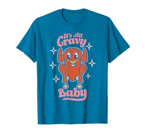 Lustiges Thanksgiving-Saucenboot It's All Sauciere Baby T-Shirt von Retro It's All Gravy Baby Thanksgiving