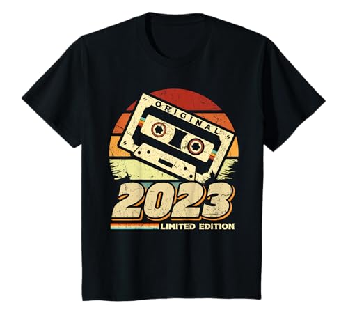 Kinder Jahrgang 2023 Retro Geburtstagsshirt zum 2. Geburtstag T-Shirt von Retro Jahrgang Geburtstag Geschenk Cool Kassette