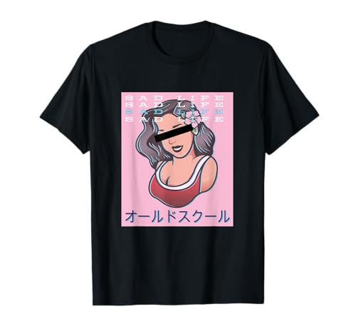 Vaporwave Pin-Up-Girl Ästhetisch Japan Retro Vintage T-Shirt Vaporwave Pin-Up-Girl Ästhetisch Japan Retro Vintage T-Shirt von Retro Japan Vaporwave Aesthetic Design