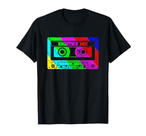 80er Vintage Retro Musik Kassette Mixtape T-Shirt 80er Vintage Retro Musik Kassette Mixtape T-Shirt von Retro Kassette 80s Shirts