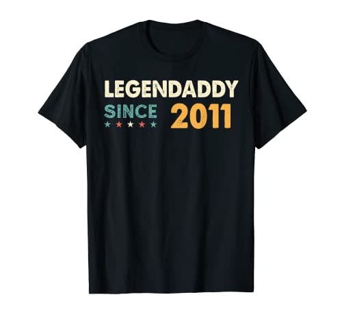 Herren Retro Legendaddy Since 2011 Legendary Father Vatertag T-Shirt Herren Retro Legendaddy Since 2011 Legendary Father Vatertag T-Shirt von Retro Legendaddy Legendary Father Vatertag
