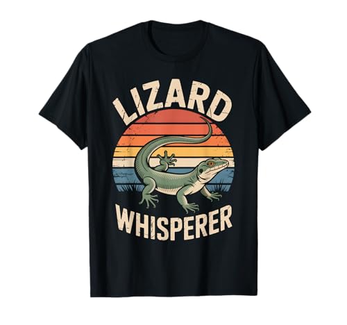 Lustiger Gecko im Vintage-Look Lizard Whisperer für Jungen T-Shirt Lustiger Gecko im Vintage-Look Lizard Whisperer für Jungen T-Shirt von Retro Lizard Gecko Lovers Apparel