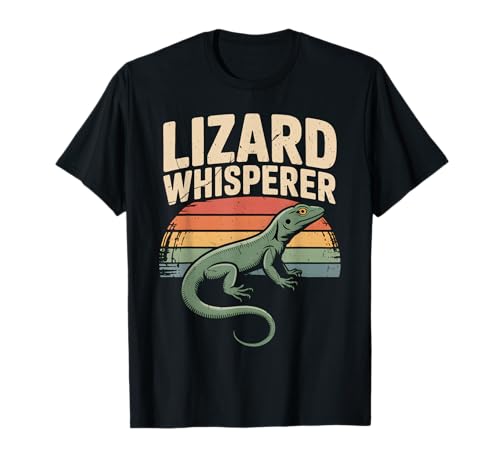 Lustiger Gecko im Vintage-Look Lizard Whisperer für Jungen T-Shirt von Retro Lizard Gecko Lovers Apparel