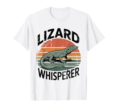Lustiger Gecko im Vintage-Look Lizard Whisperer für Jungen T-Shirt Lustiger Gecko im Vintage-Look Lizard Whisperer für Jungen T-Shirt von Retro Lizard Gecko Lovers Apparel