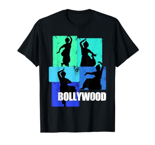 Bollywood-T-Shirt für Bollywood-Tänzerin | Retro Herren Bollywood T-Shirt von Retro Mens Bollywood Shirts