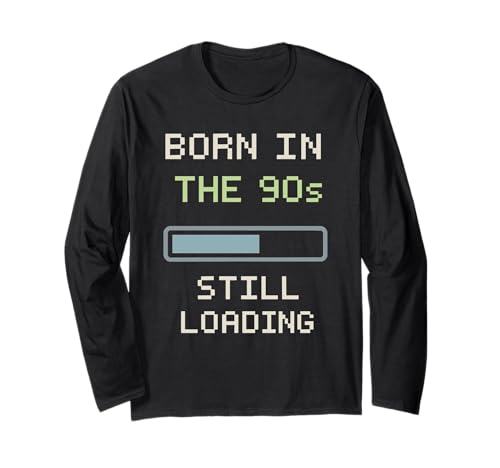 90er Jahre Baby Müde Millennial Burnout Lustige Nostalgie Elternschaft Langarmshirt 90er Jahre Baby Müde Millennial Burnout Lustige Nostalgie Elternschaft Langarmshirt von Retro Millennial Vibes Exhausted Parenting Gift