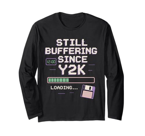 90er Jahre Baby Müde Millennial Burnout Lustige Nostalgie Elternschaft Langarmshirt 90er Jahre Baby Müde Millennial Burnout Lustige Nostalgie Elternschaft Langarmshirt von Retro Millennial Vibes Exhausted Parenting Gift