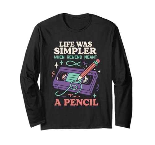 90er Jahre Baby Müde Millennial Burnout Lustige Nostalgie Elternschaft Langarmshirt 90er Jahre Baby Müde Millennial Burnout Lustige Nostalgie Elternschaft Langarmshirt von Retro Millennial Vibes Exhausted Parenting Gift