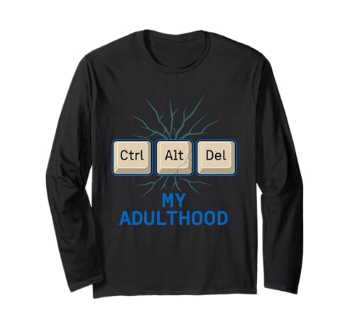 90er Jahre Baby Müde Millennial Burnout Lustige Nostalgie Elternschaft Langarmshirt 90er Jahre Baby Müde Millennial Burnout Lustige Nostalgie Elternschaft Langarmshirt von Retro Millennial Vibes Exhausted Parenting Gift