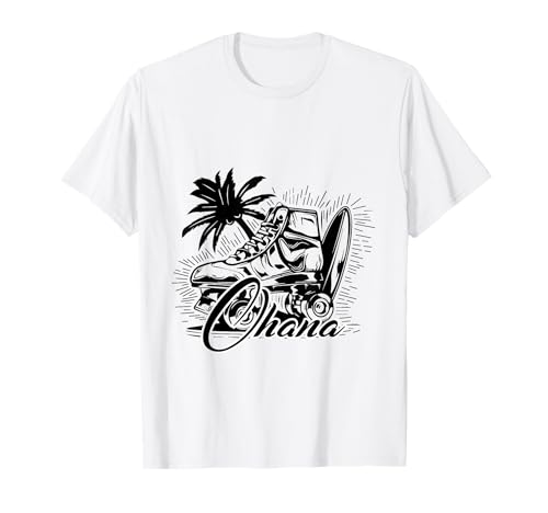 Retro Hawaii Ohana Tropisches Hawaiihemd für Damen und Herren T-Shirt Retro Hawaii Ohana Tropisches Hawaiihemd für Damen und Herren T-Shirt von Retro Ohana Hawaii-Hemd T-Shirt