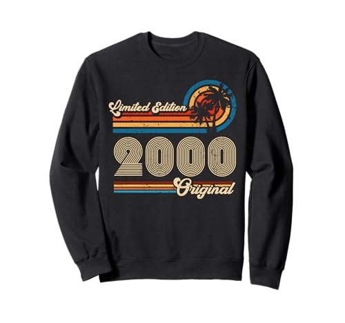 25.Geburtstag Original Männer Frauen Vintage Jahrgang 2000 Sweatshirt von Retro Original Jahrgang Geschenke Geburtstag 2025